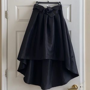Hi-low Taffeta skirt